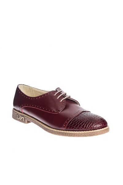Catinca Shoes Pantofi de damă din piele naturală – Burgundiu – G 11 B