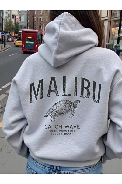 ZEMLİYA Ocean Life – Hanorac cu glugă cu imprimeu broască țestoasă marină și ...