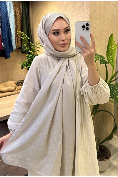 CUOCA LOUNGE Desenli Pamuk İpek Şal