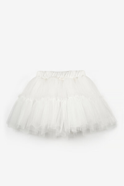 Le Mabelle Λευκή Φούστα Τούλι για Κορίτσια - Miley