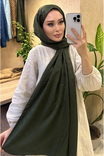 CUOCA LOUNGE Desenli Pamuk İpek Şal