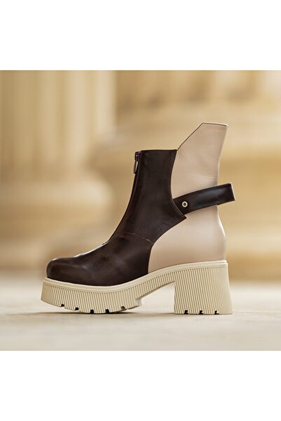 CONDUR by alexandru Ghete Dama din Piele Naturala Leila Brown Nude