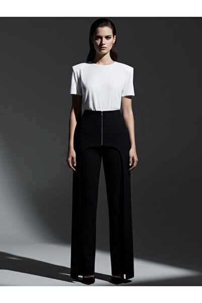 RİVUS Versatile Modular Accessory Straight-Leg Pants - Black