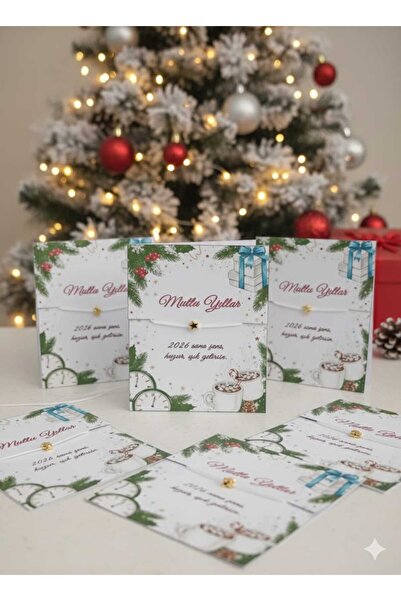 MAV BABY Yılbaşı Yeni Yıl Hediye Şans YILDIZLI 24 ADET