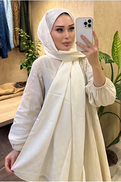 CUOCA LOUNGE Desenli Pamuk İpek Şal