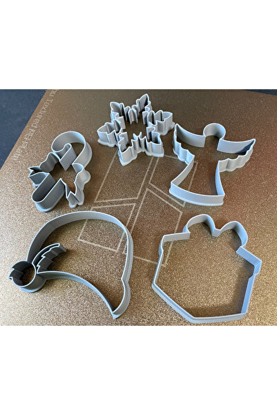 SZD Design Set de 5 forme de prăjituri pentru figurine de Anul Nou