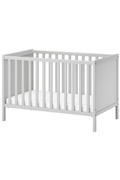 SUNDVIK مهد, رمادي, ‎60x120 سم‏