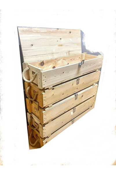 ALDERS PACK 90x30x15 askeri mühimmat sandığı - halatlı sandık