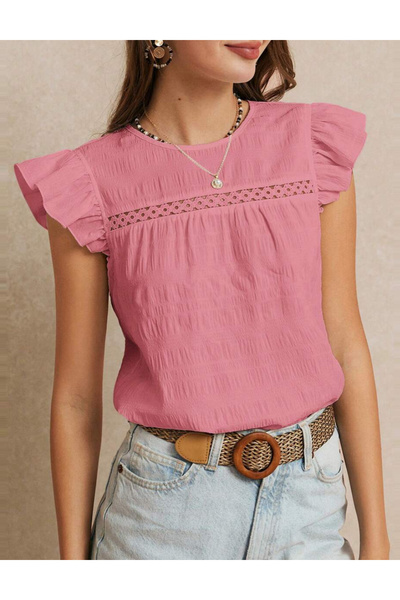 Sheya Bluză Shein, roz