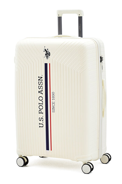 U.S. Polo Assn. U.S. Polo Assn Polipropilen Kırılmaz Büyük Boy Valiz – TSA Kilitli, Darbelere Dayanıklı