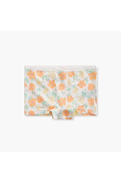 Juniors Printed Boyshorts with Elasticated Waistband - Set of 5