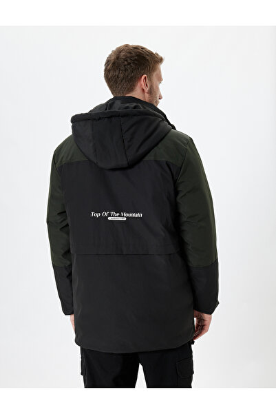 Koton εφαρμοστό Παλτό Anorak με φερμουάρ