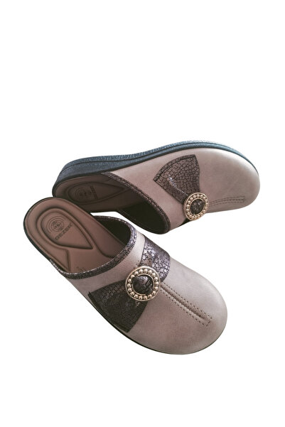 GEZER 16186 Soft Massage Sole Sabo Closed Front Daily Women's Slippers