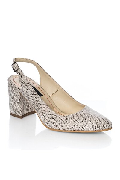 Catinca Shoes Women's leather sandals – Beige with spots – V 7 BP