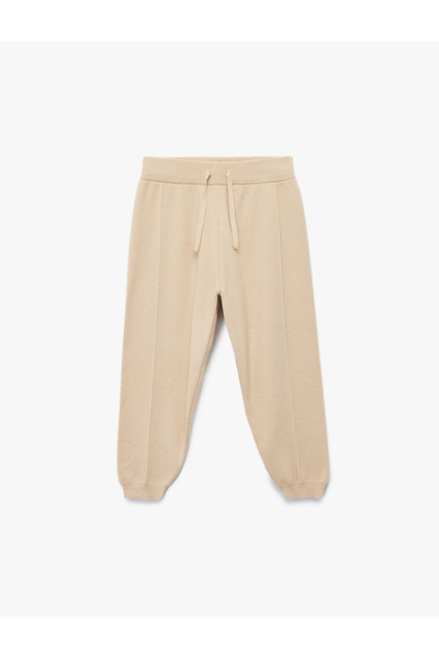 Koton Панталони с ребра, връзващи се в талията