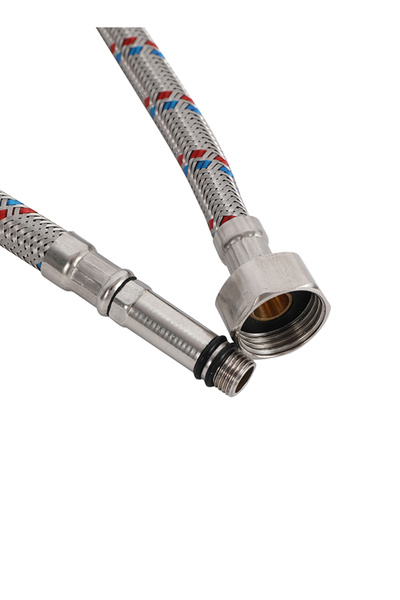 Lawazim Faucet Connector Stainless Steel 60cm - Flexible Leak-Proof Hose