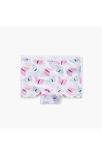 Juniors Printed Boyshorts with Elasticated Waistband - Set of 5