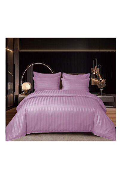 Unicorn Concept Plain double bed linen, Finet, 6 pieces, Lilac