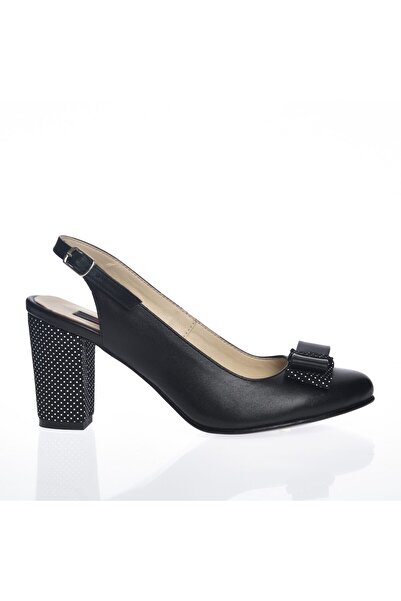 Catinca Shoes Sandale damă din piele naturală – Negre cu buline – V 5 NB