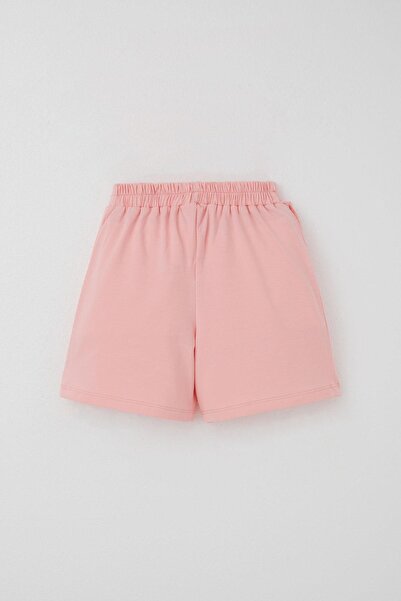 Breeze Girl's Shorts Skirt with Bow Accessories and Ruffles, Ages 6-10, Salmon