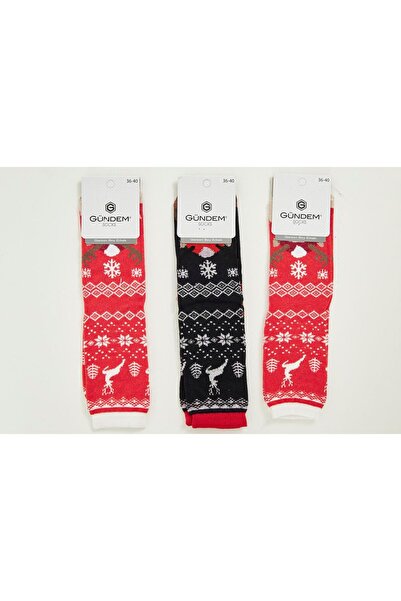 TRENDHİLL C113 Χριστουγεννιάτικες κάλτσες με σχέδια