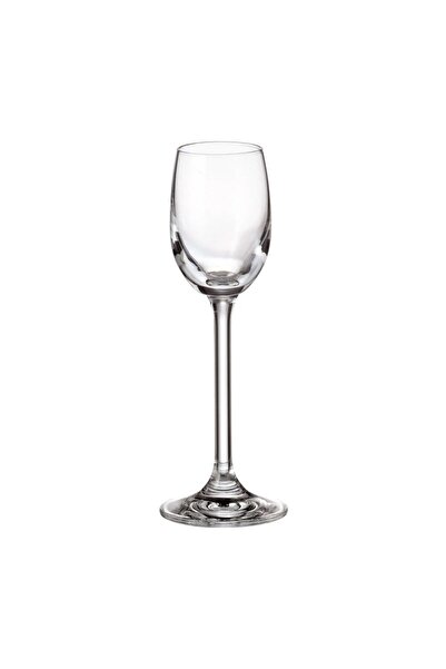 BOHEMİA CRYSTAL Set of 6 liqueur glasses Crystal Bohemia Colibri 65 ml transp...