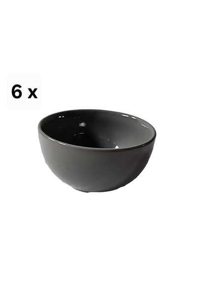 Cesiro Set of 6 bowls, 200 ml, Grey (hazelnut)