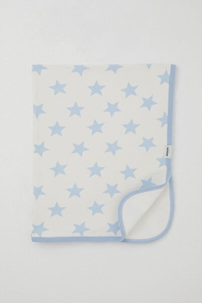Breeze Newborn Baby Blanket Star Patterned Standard, Ecru