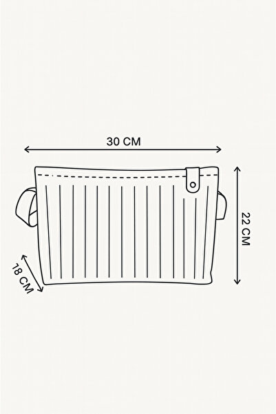 HomyJRs 6-Piece Gray Striped Multi-Purpose In-Cabinet Toy Storage Box Basket Organizer 18X22X30