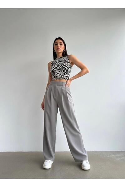 HA-KA GİYİM Women's Snap Fastener Imported Fabric Doubleface High-Quality Fabric O Oversized Mold Pulling Does Not Fade