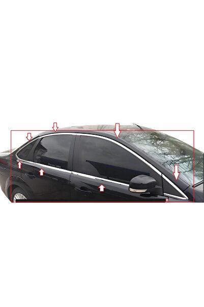 Kml34tuning55 Ford Focus 2 Sedan Cam Çerçevesi 12 Parça 2005-2011 Komple Set ...