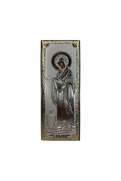 SLEVORI Icoană din argint Maicii Domnului 16,5 x 36 cm