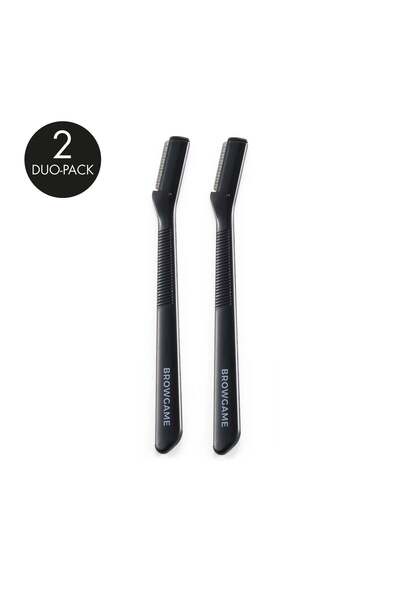 BROWGAME COSMETICS EYEBROW SHAPING KNIFE - DUO PACK