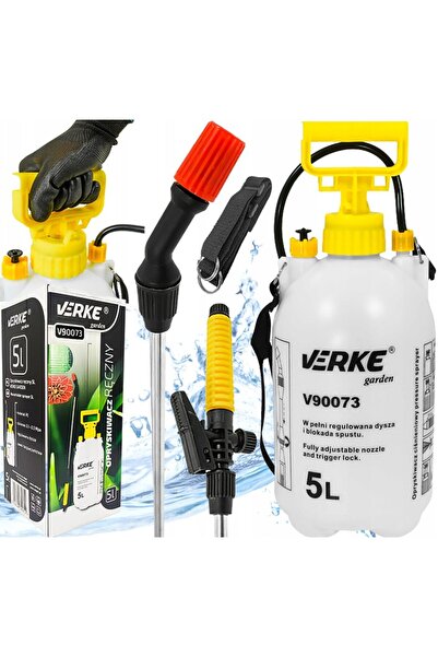 VERKE Pulverizator manual pentru stropit, capacitate 5 l