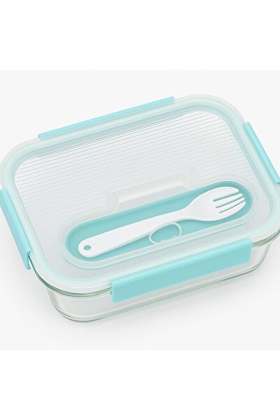 OEM Glass casserole with airtight lid and cutlery included, ideal for office lunches