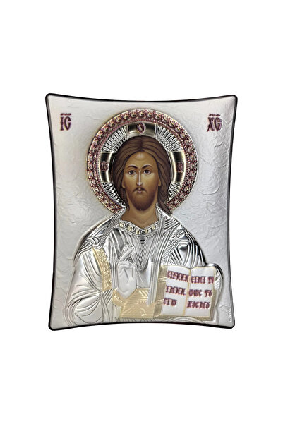 SLEVORI Silver icon Jesus Christ 16 x 20 cm