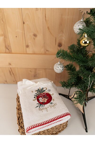 Baveno Бавовняний 2-комплектний набір подарункових рушників розміром 50x70 см з вишивкою преміум-класу