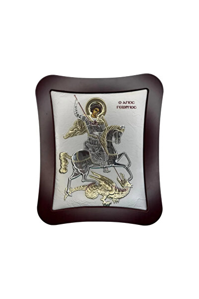 SLEVORI Silver icon St. George 21 x 25 cm