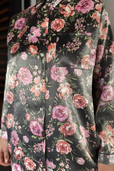 BRGCLOTHING Floral Patterned Shirt