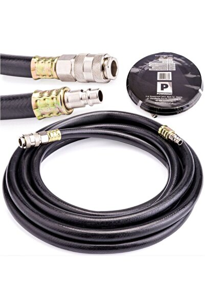 Powermat Furtun aer comprimat 5 metri, grosime 10 x 17 mm 20 bari pneumatic,