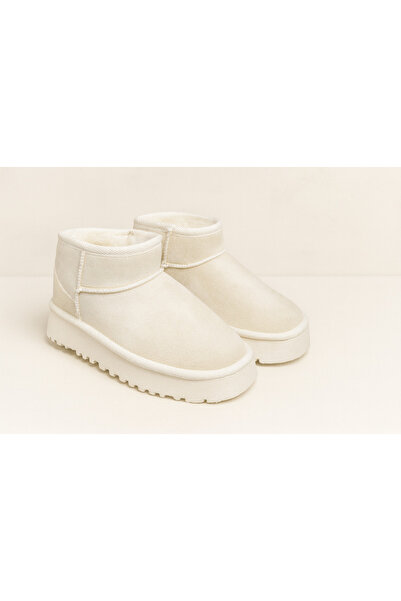 waykon Women's Boots with Fur Inside and Thick Soles