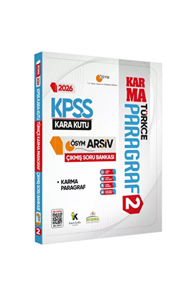 Karakutu Yayınları 2026 KPSS Türkçenin Kara Kutusu PARAGRAF 2 KARMA ÖSYM Çıkm...