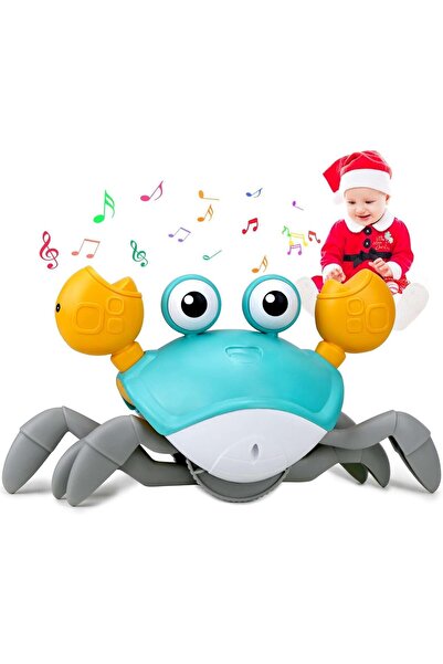Generic Dasri Crawling Crab Toy - Interactive Musical Crawling Crab (Green)