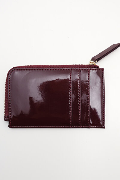 Addax Patent Leather Mini Card Holder Wallet Czdn153