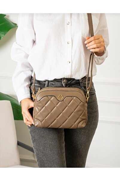 Yedora Kadın ayarlanabilir çapraz askılı 4 bölmeli mat kullanışlı çanta