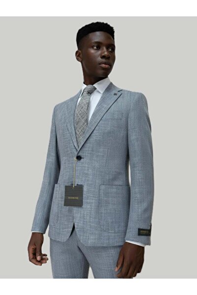 HERMOSE Light Blue Modern Fit Jogger Suit