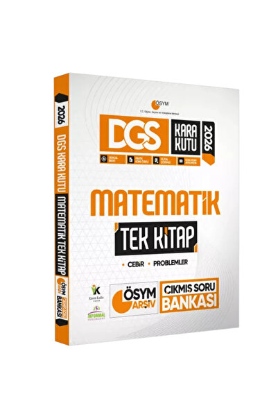 Karakutu Yayınları 2026 DGS Kara Kutu Matematik TEK KİTAP ÖSYM Arşiv Çıkmış S...