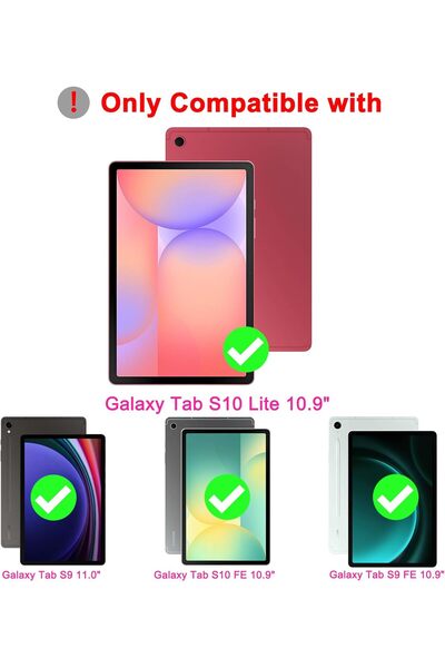 HYX Keyboard Case for Samsung Galaxy Tab S10 Lite/S9 FE/S10 FE/Tab S9