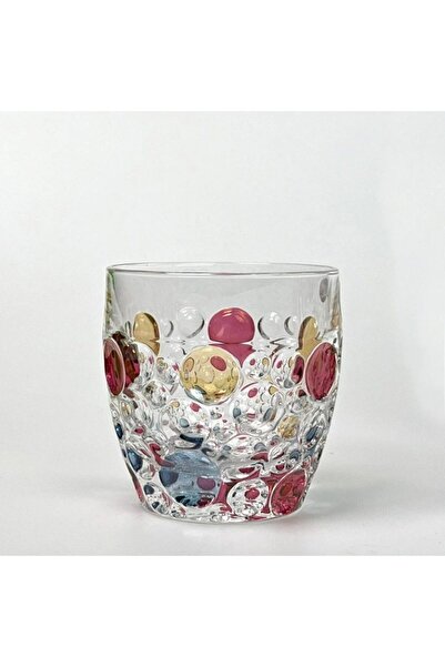 BOHEMİA CRYSTAL Set of 6 Bohemia Lisboa Crystal Glasses 350 ml Multicolor