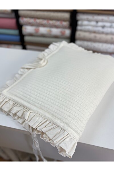 GAYE EV TEKSTİLİ Ruffled Bottom Opening Cushion